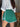 Erin Green & White Active Shorts - back view