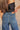 Judy Blue: Felicity Dark Wash Wide Leg Jeans - close upper back view