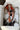 Mia Orange & Brown Multi Stone Scarf Necklace- flat lay view