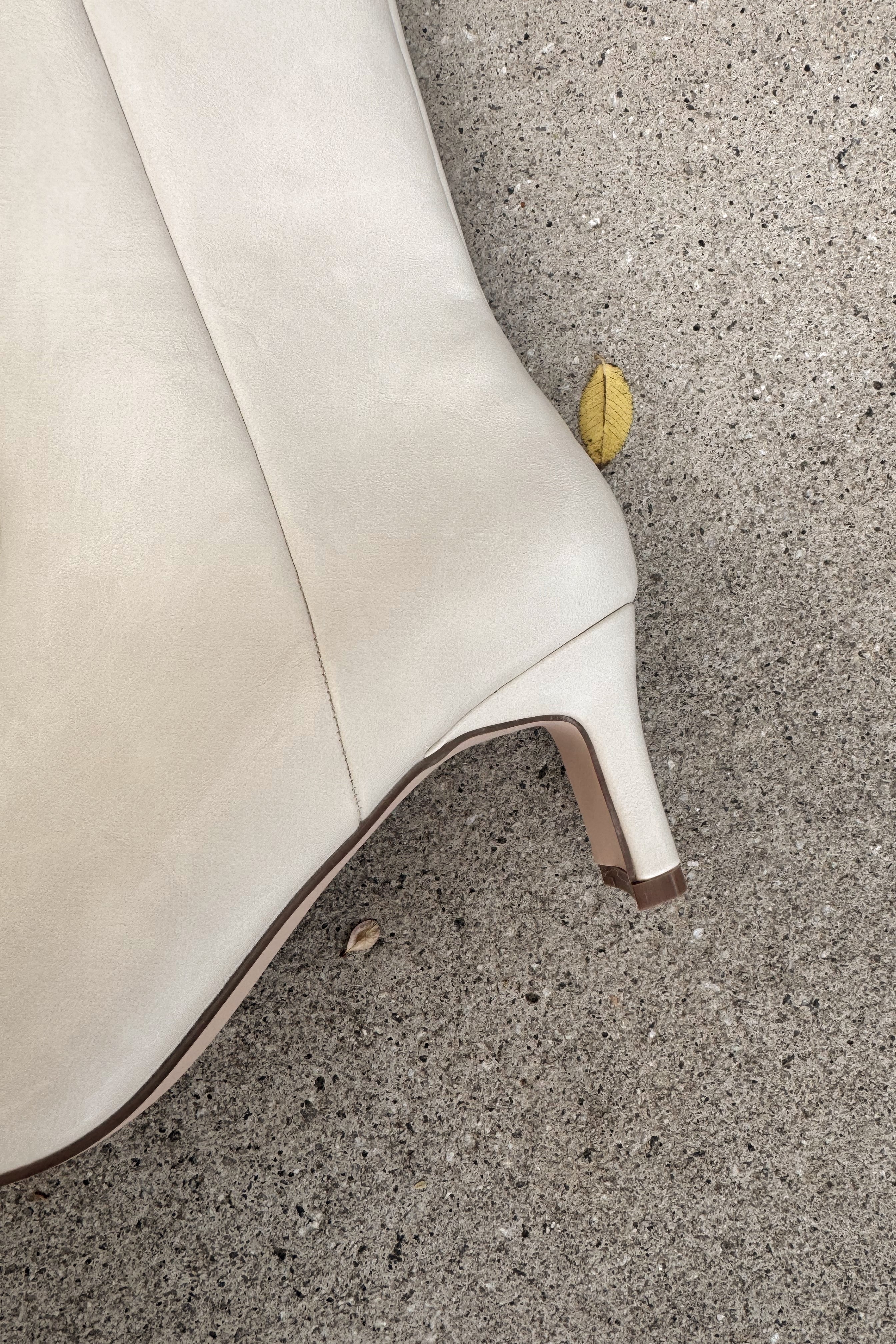 Beach by Matisse Adler Bone Ankle Boot- heel view
