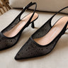 Chinese Laundry Merry Mesh Slingback Mesh Pump- close up view