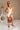 Capri Natural Coastal Print Tank Top - full body front view