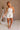 Romy White Strapless Ruffle Mini Dress - view of full front