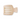 Teleties Almond Beige Medium Flat Square Hair Clip- flat lay view