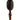 Mini Boar Bristle Hair Brush in Tortoise- front view