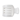 Teleties Coconut White Large Flat Square Hair Clip- flat lay view