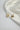 Andrea Brushed Gold Huggies Earring- front close up view