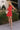 Whitney Red Plaid Tweed Mini Dress - full body front view