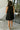 Rylee Pearl & Black Textured Mini Flare Dress- full body back view