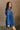 Alexandra Black & Blue Floral Mini Dress - side view