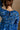 Alexandra Black & Blue Floral Mini Dress - upper back view