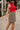 Thea Tan & Black Leopard Mini Skirt- frontal side view