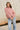 Wrenley Pink Mock Neck Sweater - front view