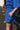 Blair Cobalt Blue Butter Soft Skort - close side view