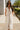 Ana Cream & Gold Zip-Up Midi Dress- front view