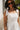 Leighton White Flare Mini Dress- close up top view