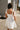 Leighton White Flare Mini Dress- back view