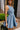 Britney Denim Flare Mini Dress - close side view