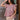 Sasha Pink Floral Ruffle Top - front view