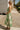 Sienna Green & Taupe Palm Geometric Midi Dress- frontal side view