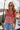 Gretchen Red & White Gingham Tank Top - front 