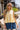 Arianna Yellow Pleated Flare Sleeveless Top- front view