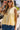 Arianna Yellow Pleated Flare Sleeveless Top- close front view