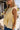 Arianna Yellow Pleated Flare Sleeveless Top- close side view
