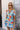 Isla White Multi Tropical Print Mini Dress - front view