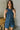 Kamryn Dark Denim Button-Up Vest- top view