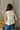 Faye White & Yellow Floral Pleated Peplum Tank- full back view