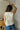 Faye White & Yellow Floral Pleated Peplum Tank- back view