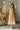 Katie Latte Brown Linen Midi Dress- full body view