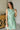 Margot Green & White Stripe Side Ties Mini Dress- front view