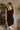 Jenna Black Side Scooped Neckline Mini Dress- front top view
