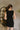 Jenna Black Side Scooped Neckline Mini Dress- back view