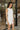 Kamryn White Denim Button-Up Vest- frontal side view