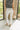 Laurel White Denim Cropped Flare Jeans- full back view