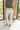 Laurel White Denim Cropped Flare Jeans- full back view