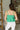 Henley Green Scallop Flare Tank- back view