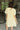Kimber Light Yellow Flare Mini Dress- back view