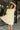 Kimber Light Yellow Flare Mini Dress- top front view