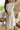 Rayna Latte & White Stripe Pleated Mini Dress- close up side view