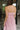 Kara Pink & Camel Stripe Strapless Midi Dress- close up back view