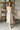 Tinsley Taupe & Oatmeal Linen Fray Midi Dress- front view