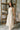 Tinsley Taupe & Oatmeal Linen Fray Midi Dress- frontal side view