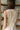 Tinsley Taupe & Oatmeal Linen Fray Midi Dress- close up back view