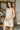 Alexia Stone & Cream Crochet Mini Dress- side view