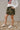 Jade Olive Camo Cargo Mini Skirt- full side view