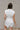 Brynlee White Smocked Waist Sleeveless Romper- full back view